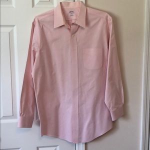Pink, Brooks Brothers, button-up shirt